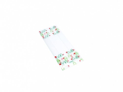 Blokbodemzakjes 80x50+250mm Kerst