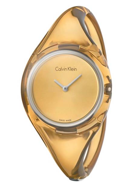 Calvin Klein horloge Pure K4W2SXF6 Geel Small