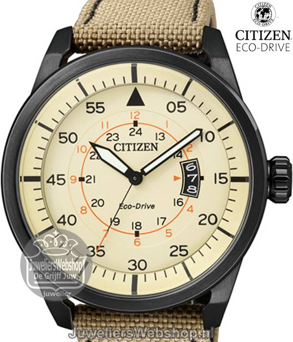 Citizen AW1365-19P horloge Eco-Drive Beige