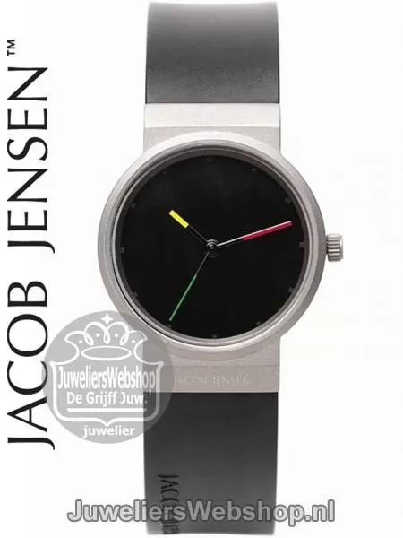 Jacob Jensen 650 Dames horloge Titanium - Jacob Jensen horloges