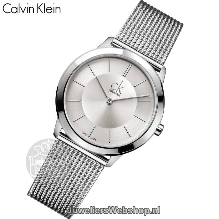 Calvin Klein horloge Minimal MIDSIZE K3M22126