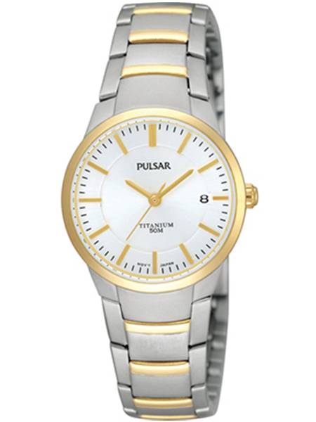 Pulsar horloge PH7128X1 dames Titanium Bicolor