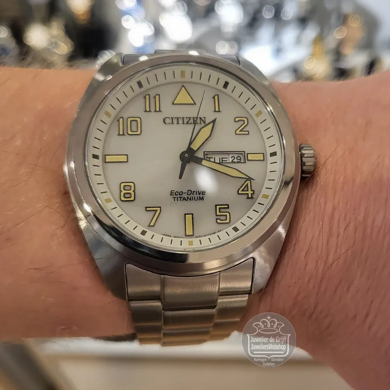 horloge Titanium Super Heren BM8560-88XE horloge Citizen Eco Drive