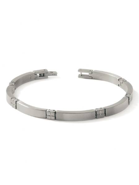 boccia armband 0329-01 zilverkleurig titanium