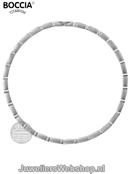 boccia 0845-01 titanium dames collier zilverkleurig
