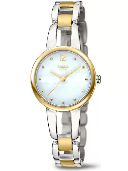 Boccia dames horloge 3290-02 titanium bicolor