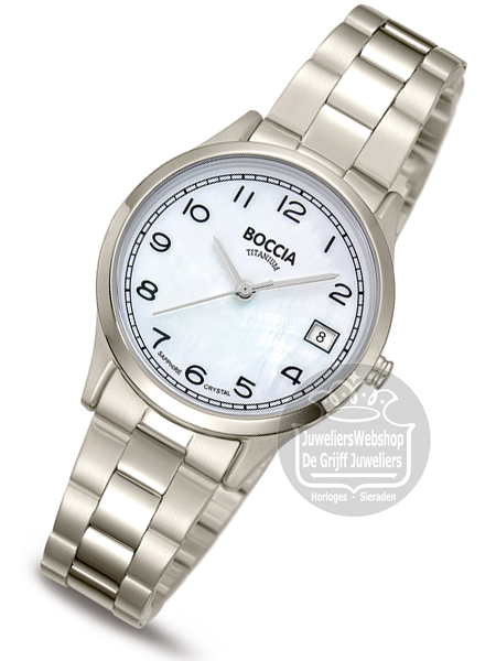 boccia 3324-01 dames horloge titanium