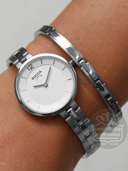 boccia 9002-3267-02-SET dames horloge titanium