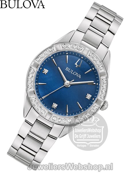 Bulova Sutton Classic 96R243 Horloge met Diamant