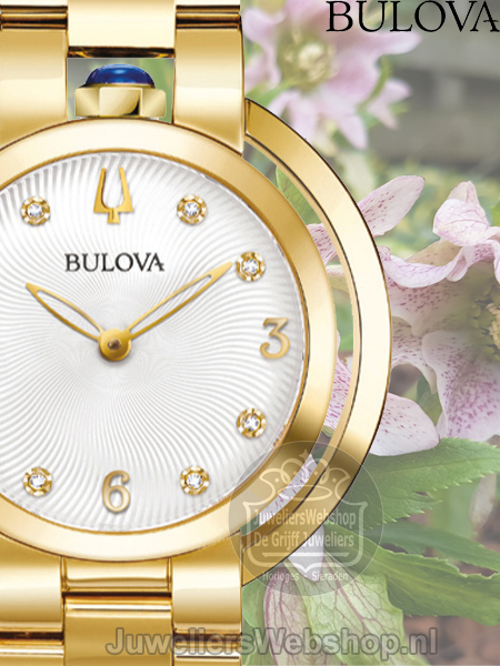 Bulova Rubaiyat 97P125 Horloge met Diamant