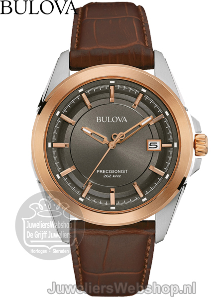 Bulova Precisionist 98B267 Horloge Rose