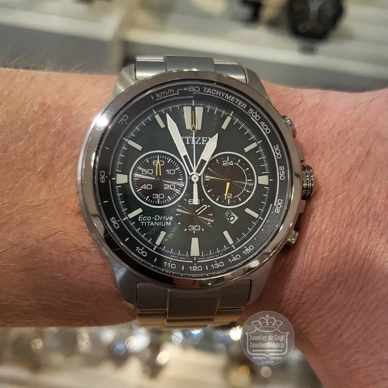 CITIZEN 時計 CITIZEN シチズン CA4570-88X クロノグラフ エコドライブ