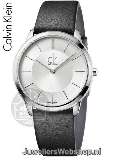 Calvin Klein horloge Minimal Midsize K3M221C6