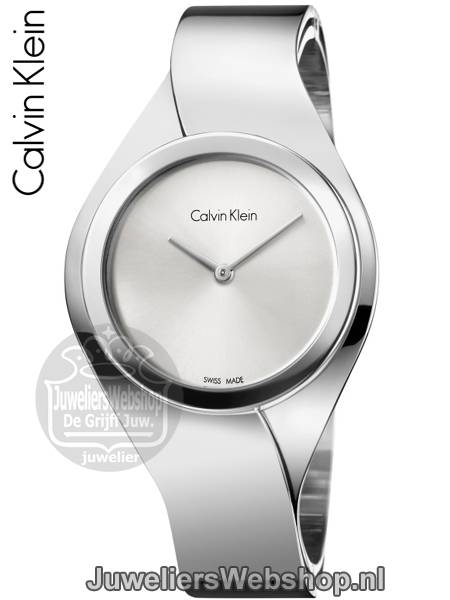 Calvin Klein horloge Senses zilver K5N2M126 Medium