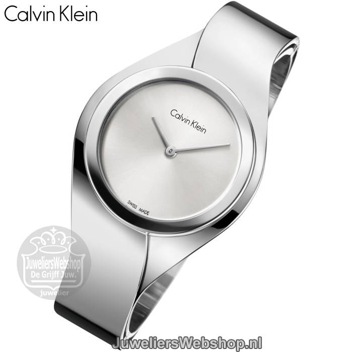Calvin Klein horloge Senses zilver K5N2M126 Medium