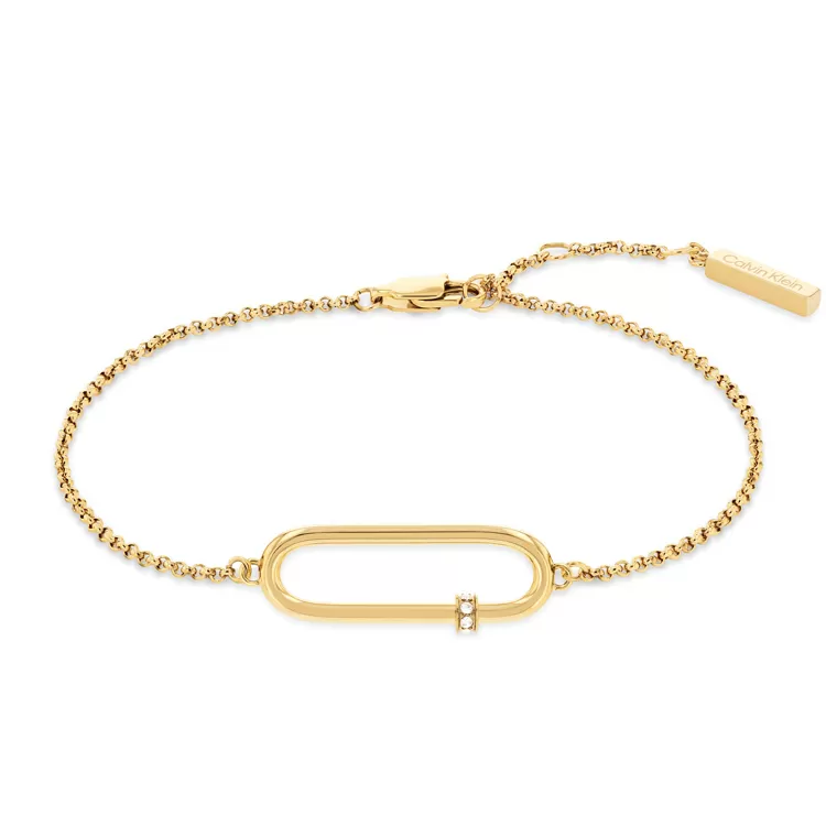 Calvin Klein Ketting goud elegant Sieraden Chains Kettingen 