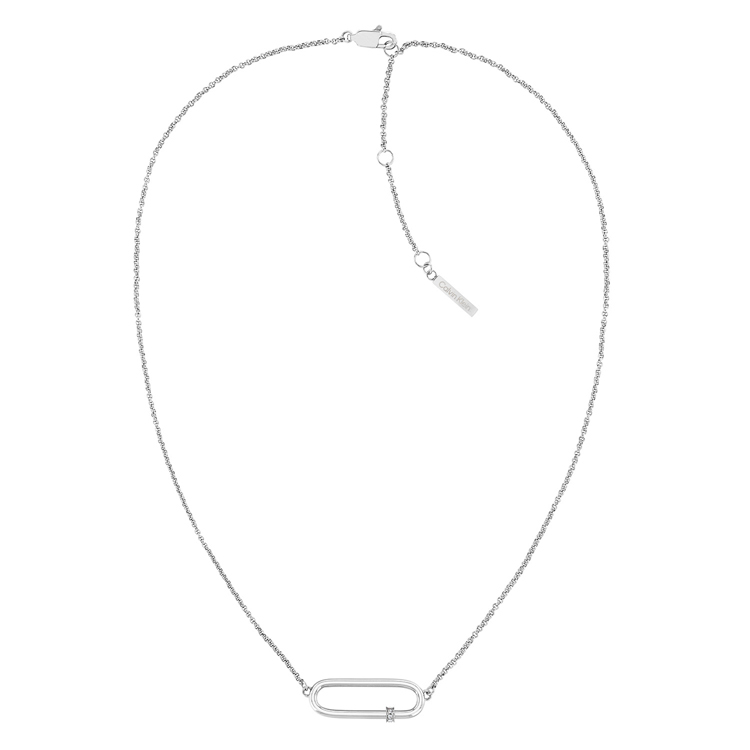 Calvin Klein Elongated Oval collier CJ35000185