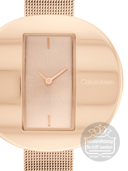 Calvin Klein CK25200017 Circular Mesh Horloge Dames Rose