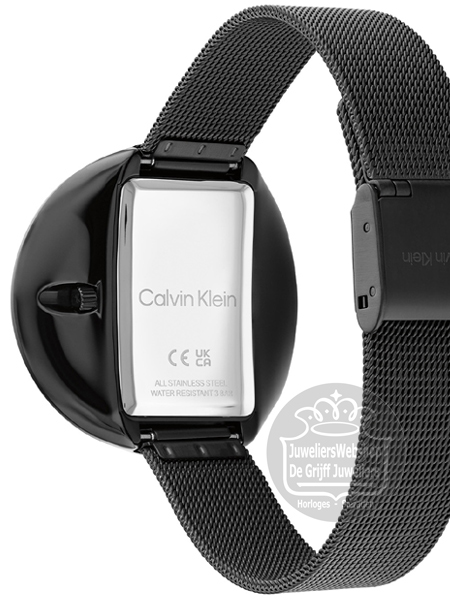 Calvin Klein CK25200018 Circular Mesh Horloge Dames Zwart