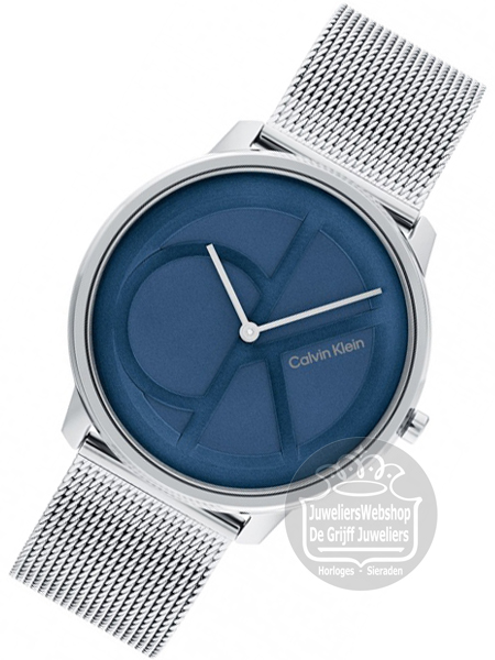 Calvin Klein CK25200031 Iconic Mesh Horloge Heren Blauw