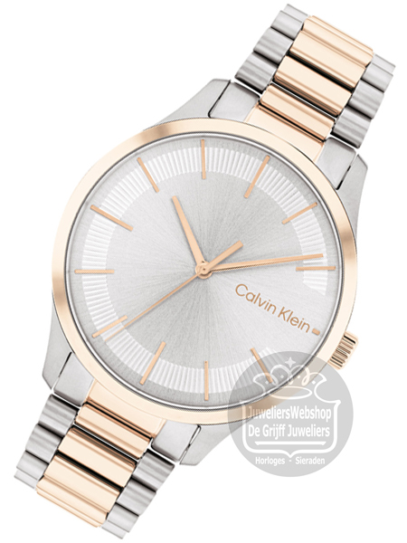 Calvin Klein CK25200044 Iconic Bracelet Horloge Dames Bicolor