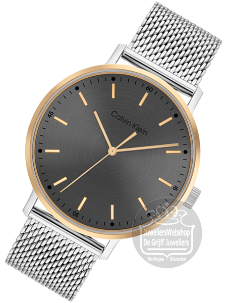 Calvin Klein CK25200047 Modern Horloge Heren Grijs