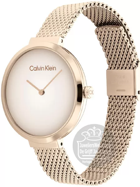 Calvin Klein Minimalistic T bar Horloge CK25200080 dames Rose