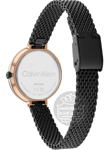 Calvin Klein CK25200084 Horloge Dames Zwart