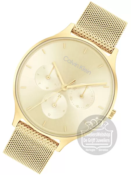 Calvin klein horloge online dames goud