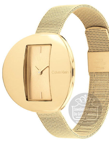 Calvin Klein CK25200146 Circular Mesh Horloge Dames Goud