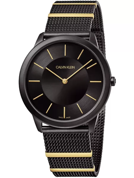 ck minimal watch black