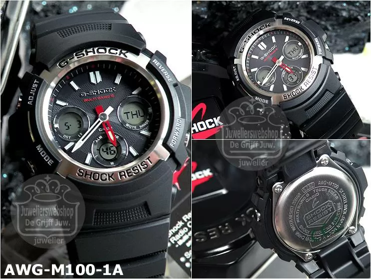 Casio Horloge Awg M100 1aer G Shock Casio Horloges G Shock