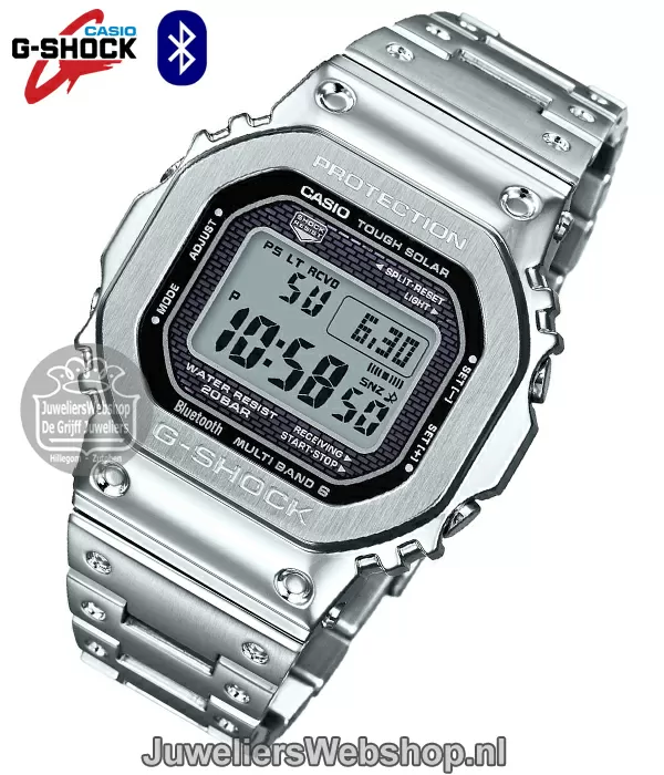 Casio G-SHOCK GMW-B5000D-1ER Solar Bluetooth Full Metall horloge 