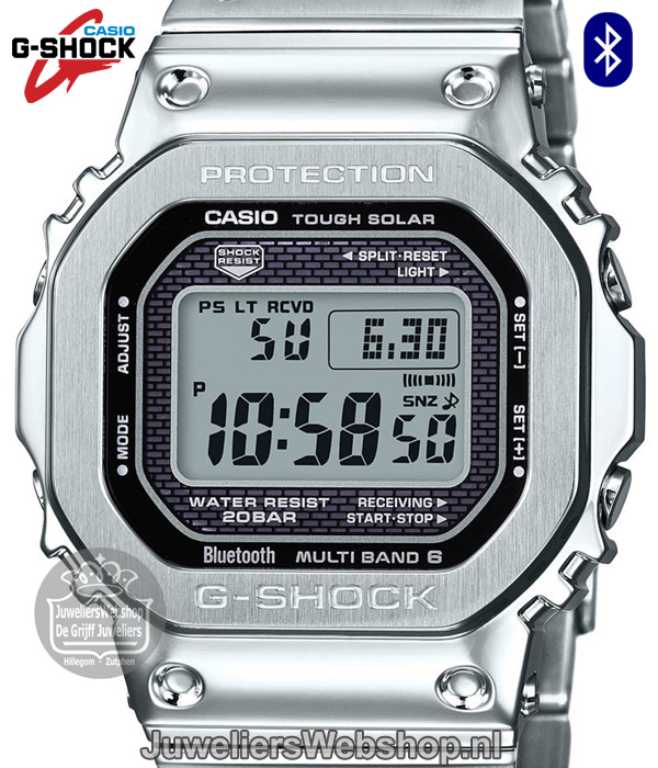 Casio Gshock horloge Solar Bluetooth Full Metal GMW-B5000D-1ER