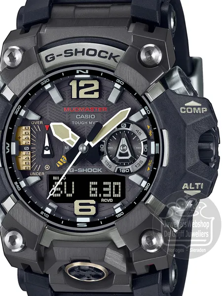 Casio G SHOCK GWG B1000 1AER Mudmaster Horloge Analoog Digitaal