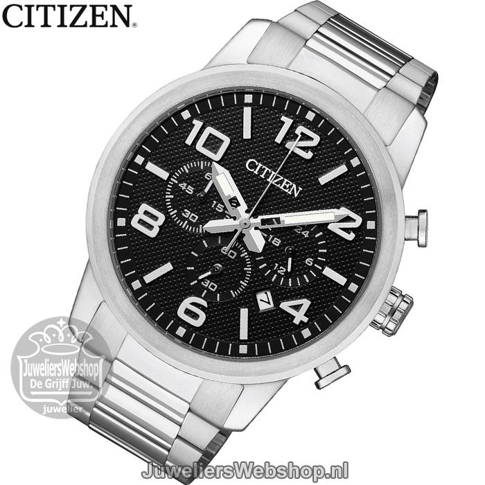 Citizen AN8050-51E horloge Quartz Chrono