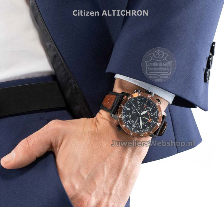Citizen BN4049-11E horloge Altichron Eco Drive Promaster Land
