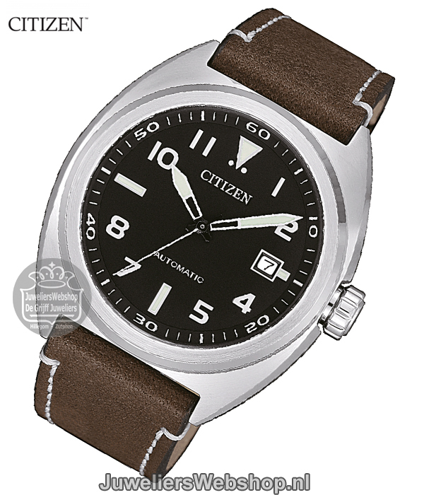 citizen horloge nj0100-11e mechanisch zwart