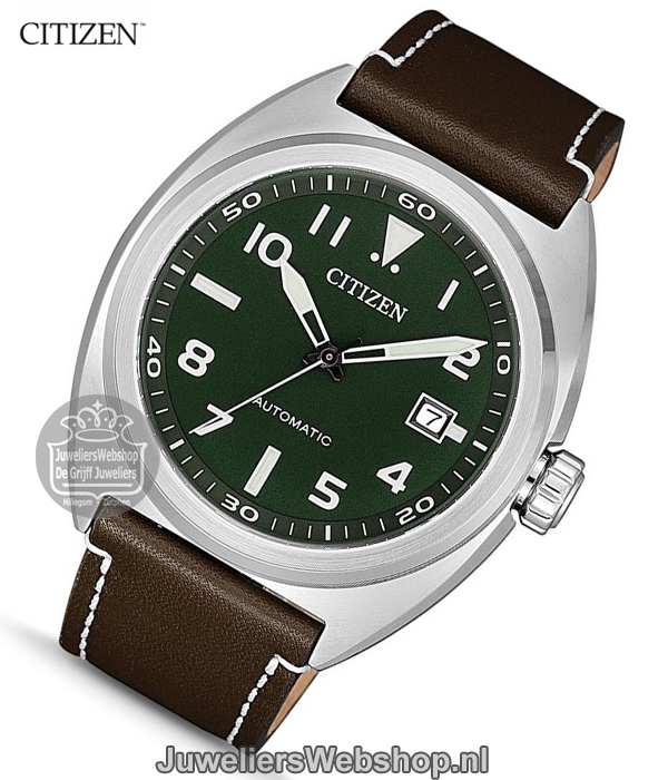 citizen horloge nj0100-38x mechanisch groen