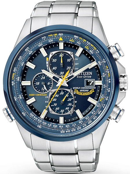 Citizen AT8020-54L  Blue Angels Radio Controlled Eco Drive  Heren Horloge