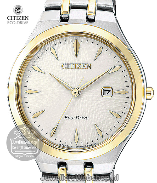 Citizen Eco Drive Elegance Horloge EW2494-89B Bicolor