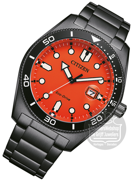 citizen eco drive horloge AW1765-88X Oranje