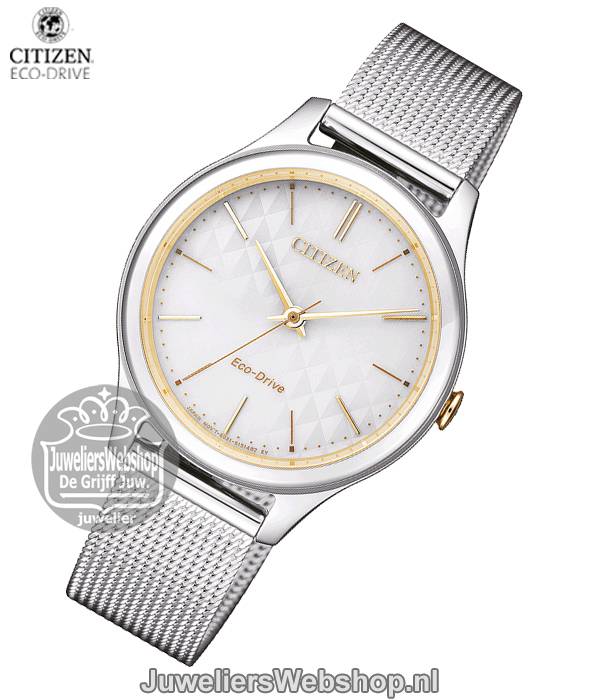 citizen eco drive dames horloge em0504-81a elegance