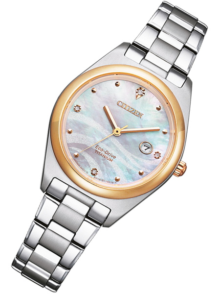 Citizen EW2606-87Y Titanium Horloge