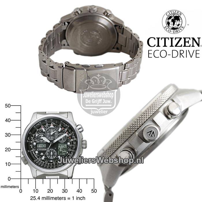 Citizen Radio Controlled JY8020-52E Horloge Skyhawk Titanium