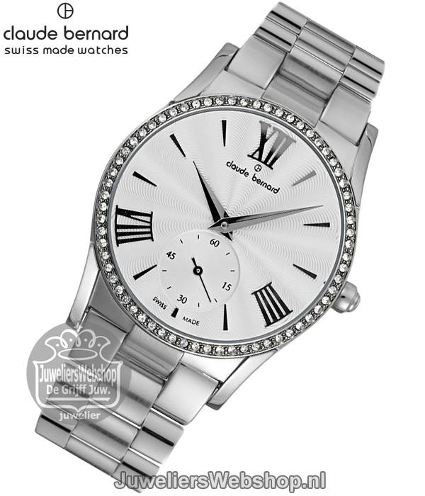 Claude Bernard horloge 23092-3P-AIN dames Edelstaal