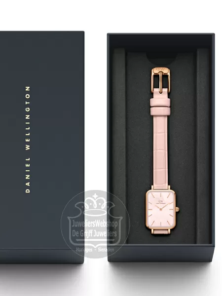 Daniel Wellington Dameshorloge Quadro Pressed Rouge DW00100508