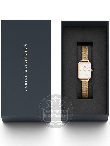 Daniel Wellington Quadro Pressed Evergold horloge DW00100556