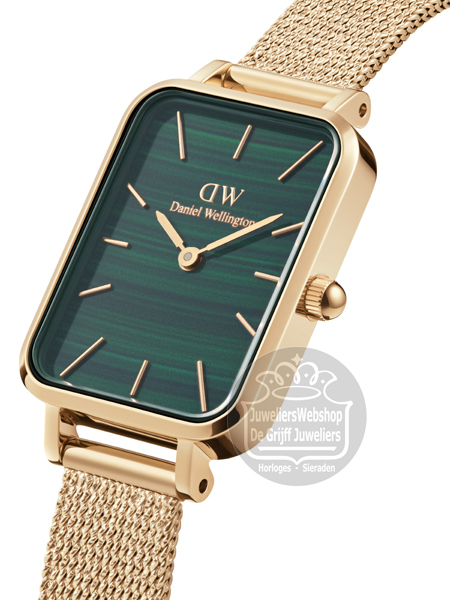 Daniel Wellington Quadro Pressed Evergold horloge DW00100561