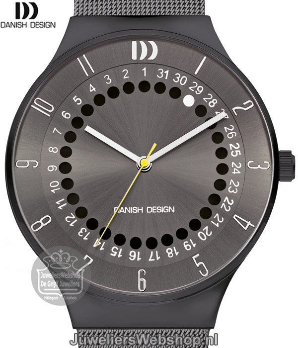 IQ66Q1050 Danish Design Date 360 heren horloge grijs